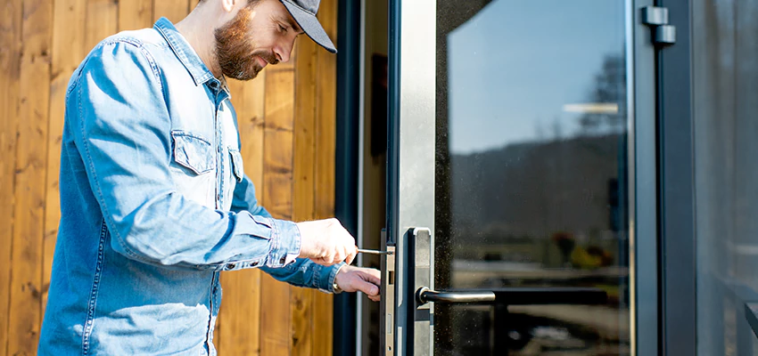 Frameless Glass Storefront Door Locks Replacement in Ashland, CA